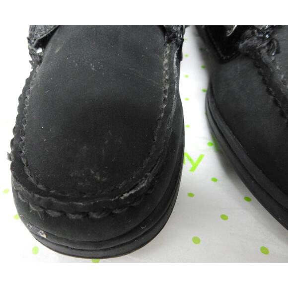 Sperry Women's 10 M Top Sider Hikerfish Black Glitter Boat Boots #9173683 - Picture 5 of 12